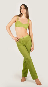 Shimmery Green Pants